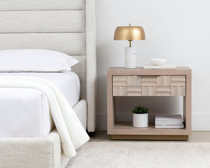 Akava Nightstand - modern storage for your bedside | Image 2 | InSTYLE Home & Rugs