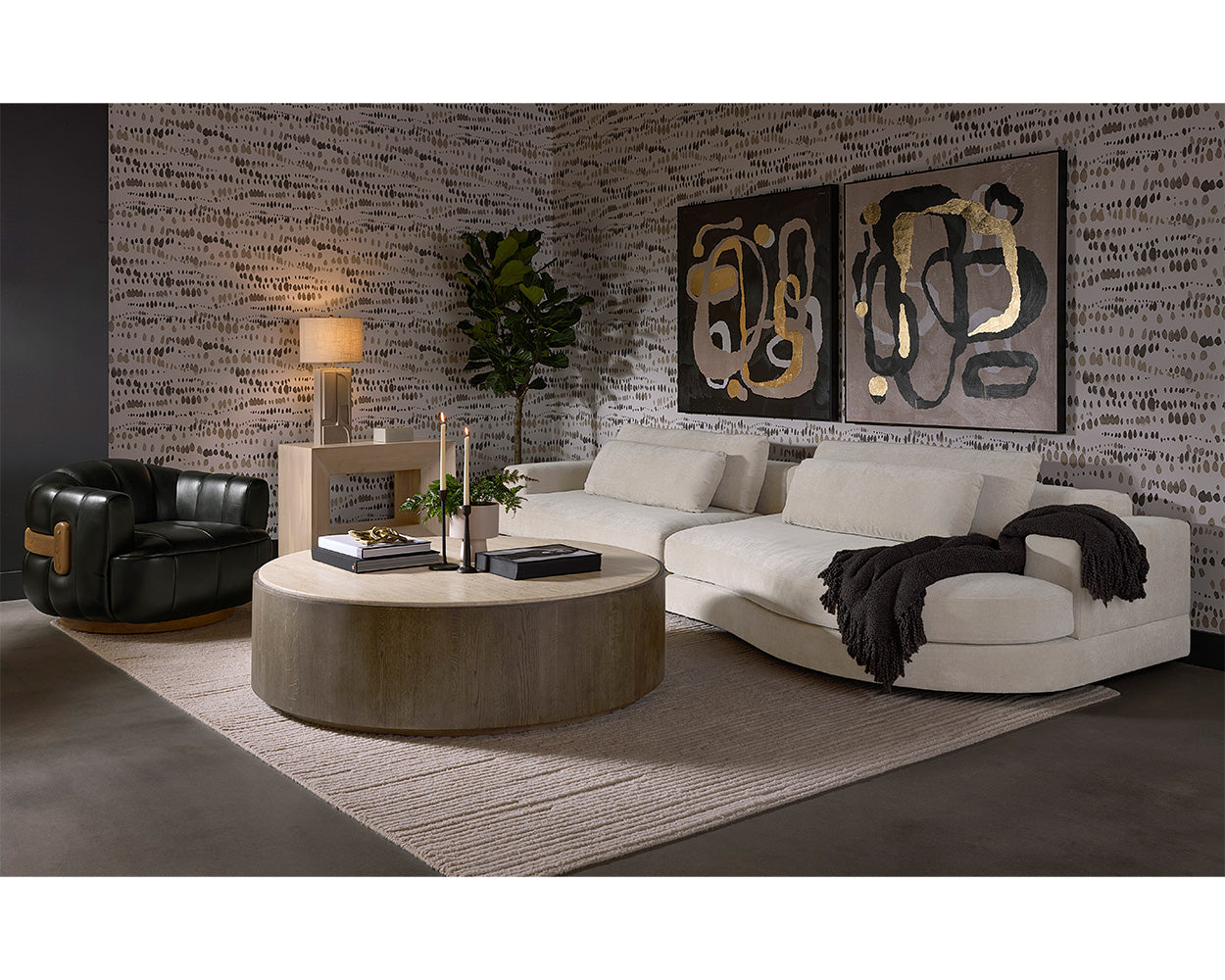 Tadeo Swivel Armchair - comfortable chairs for relaxation | Image 2 | InSTYLE Home & Rugs