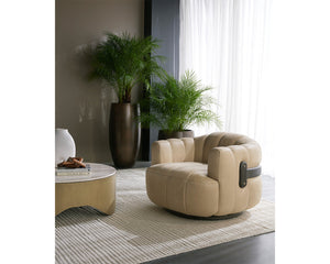 Tadeo Swivel Armchair - comfortable chairs for relaxation | Image 2 | InSTYLE Home & Rugs