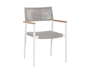 Nava Stackable Dining Armchair - stylish chairs for any table | Image 1 | InSTYLE Home & Rugs
