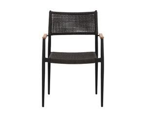 Nava Stackable Dining Armchair - elegant seating for dining areas | Image 2 | InSTYLE Home & Rugs