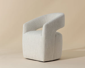 Lloret Wheeled Dining Armchair - stylish chairs for any table | Image 3 | InSTYLE Home & Rugs