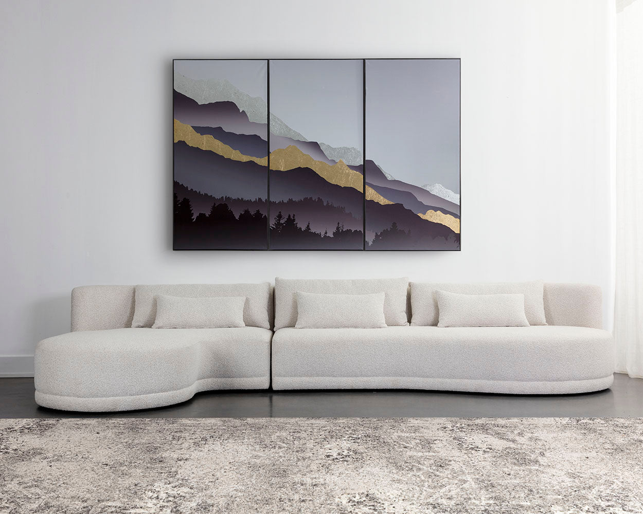 Laken Sofa Chaise - perfect for family and guests | Image 2 | InSTYLE Home & Rugs