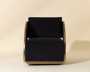 Baz Swivel Lounge Chair - comfortable chairs for relaxation | Image 3 | InSTYLE Home & Rugs