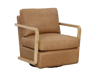 Castell Swivel Lounge Chair - comfortable chairs for relaxation | Image 5 | InSTYLE Home & Rugs