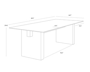 Calvosa Dining Table Base - stylish dining tables for gatherings | Image 9 | InSTYLE Home & Rugs