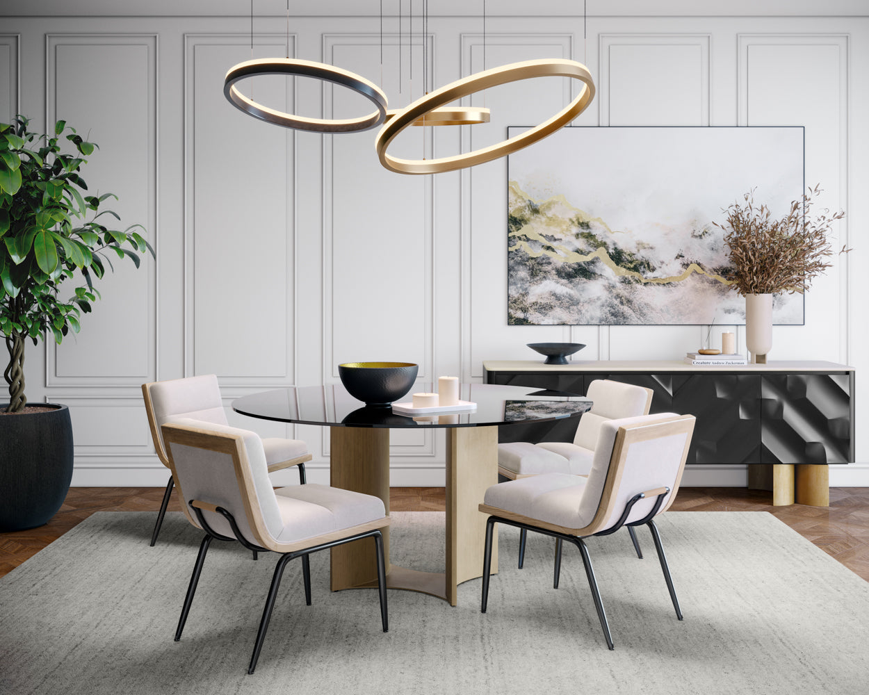 Abilene Dining Chair - elegant seating for dining areas | Image 2 | InSTYLE Home & Rugs