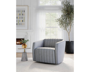 Garrison Swivel Lounge Chair - stylish lounge chairs for any room | Image 12 | InSTYLE Home & Rugs