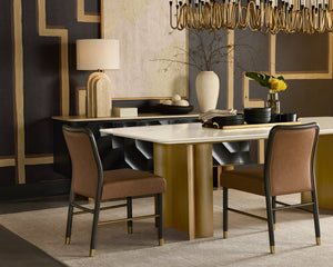 Jeno Dining Chair - elegant seating for dining areas | Image 3 | InSTYLE Home & Rugs