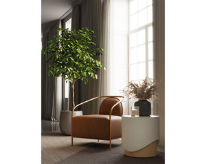 Cicero Lounge Chair - perfect for casual unwinding | Image 4 | InSTYLE Home & Rugs