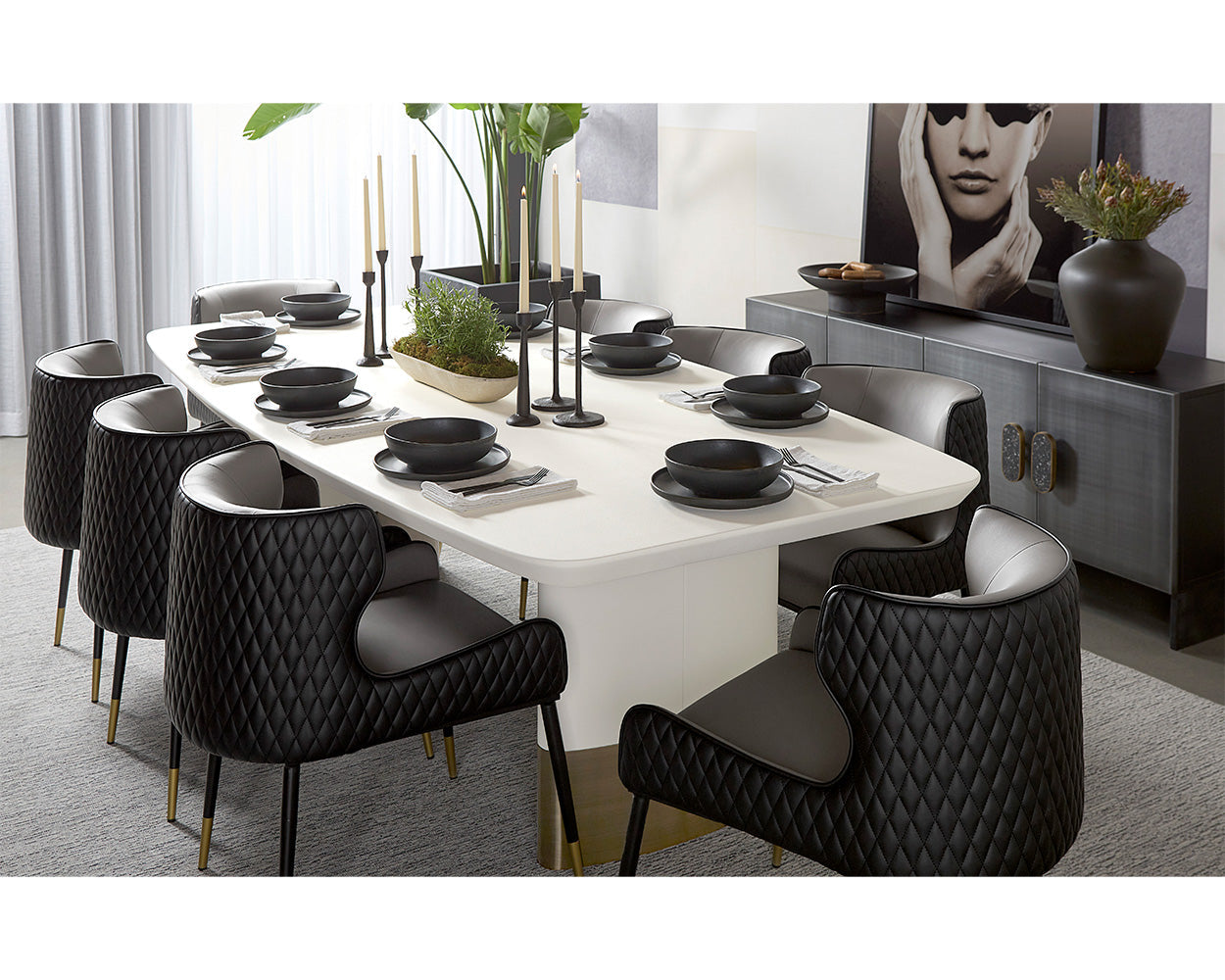 Calida Dining Table - stylish dining tables for gatherings | Image 2 | InSTYLE Home & Rugs