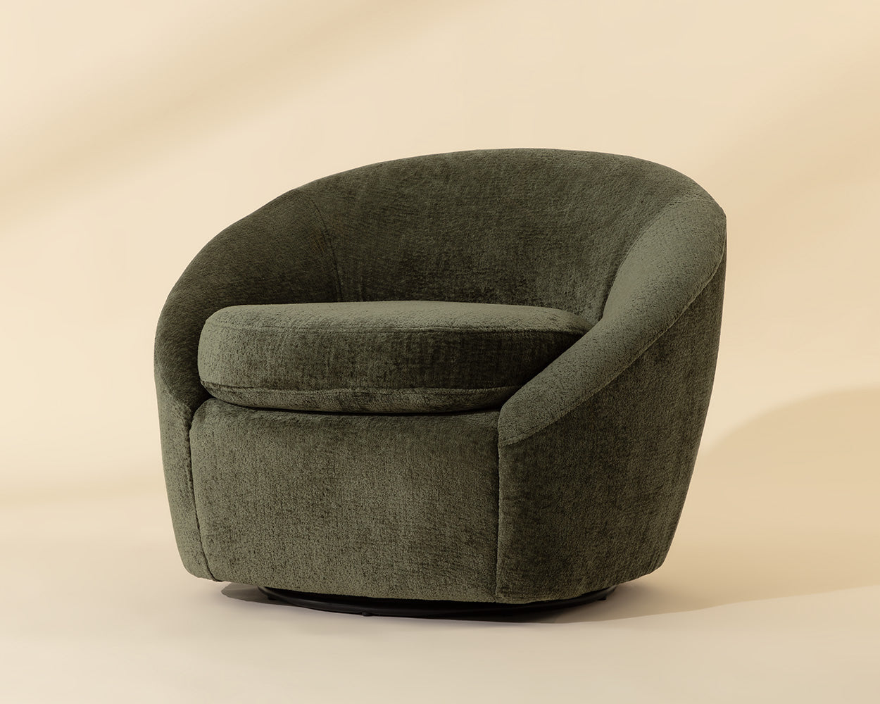 Bliss Swivel Lounge Chair - perfect for casual unwinding | Image 2 | InSTYLE Home & Rugs