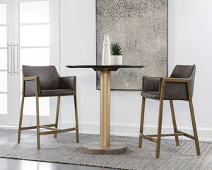 Bernadette Counter Stool - sleek stools for kitchen bars | Image 3 | InSTYLE Home & Rugs