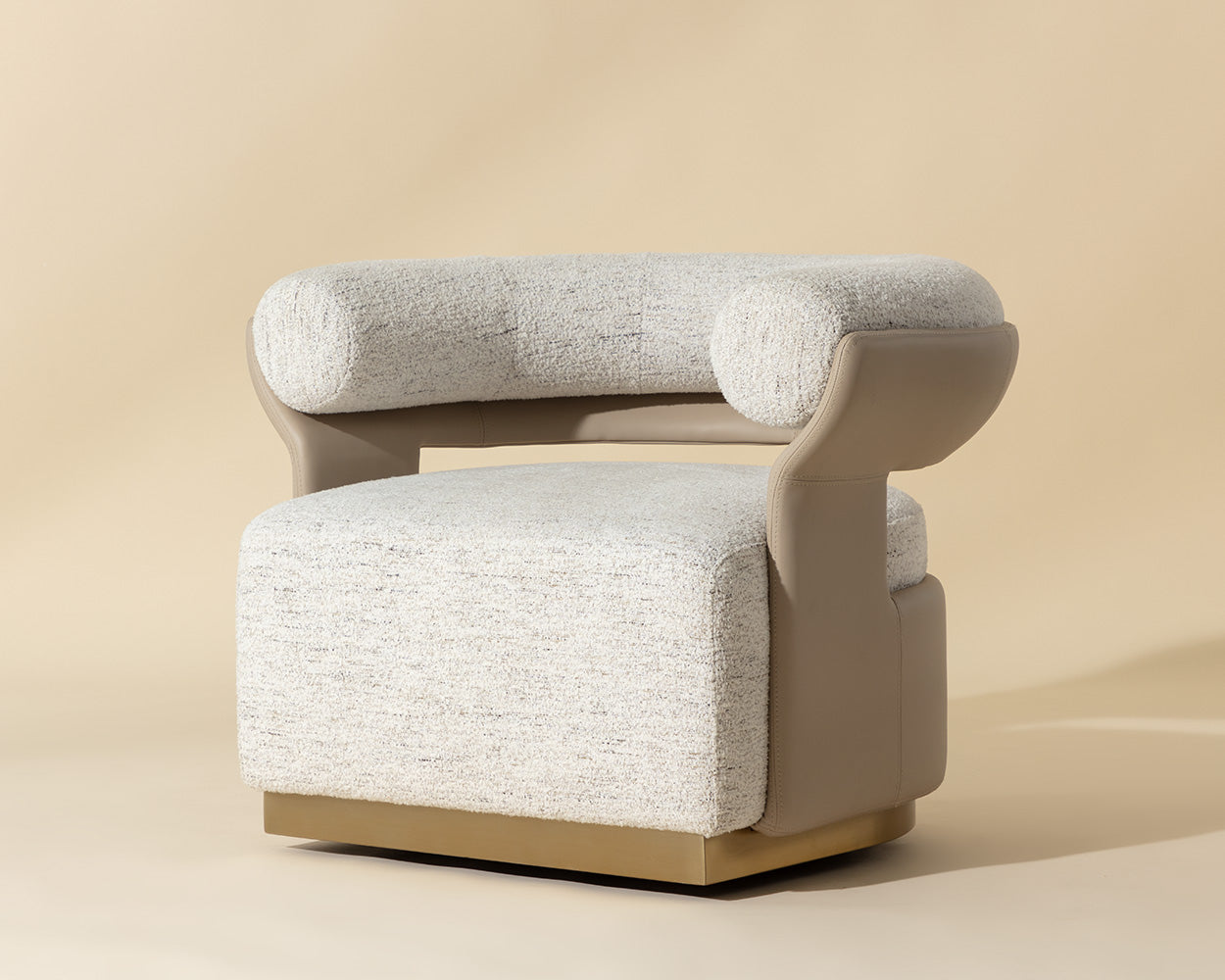 Olida Swivel Lounge Chair - comfortable chairs for relaxation | Image 1 | InSTYLE Home & Rugs
