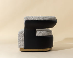 Olida Swivel Lounge Chair - comfortable chairs for relaxation | Image 11 | InSTYLE Home & Rugs