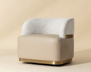 Brinda Swivel Lounge Chair - comfortable chairs for relaxation | Image 1 | InSTYLE Home & Rugs