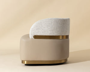 Brinda Swivel Lounge Chair - comfortable chairs for relaxation | Image 7 | InSTYLE Home & Rugs