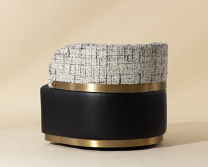 Brinda Swivel Lounge Chair - comfortable chairs for relaxation | Image 12 | InSTYLE Home & Rugs