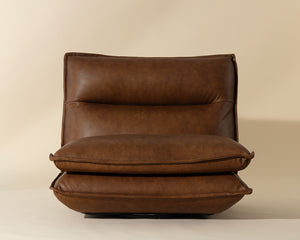 Colson Swivel Armless Chair - comfortable chairs for relaxation | Image 3 | InSTYLE Home & Rugs