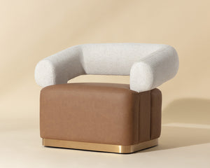 Aggie Swivel Lounge Chair - comfortable chairs for relaxation | Image 1 | InSTYLE Home & Rugs