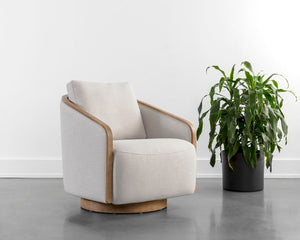 Tasia Swivel Lounge Chair - stylish lounge chairs for any room | Image 15 | InSTYLE Home & Rugs