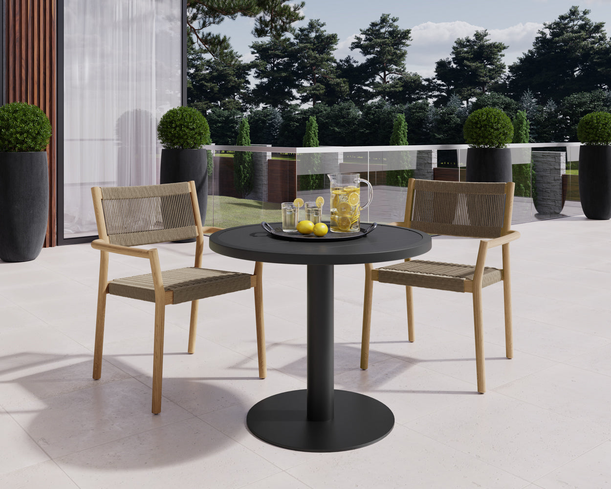 Kavala Stackable Dining Armchair - stylish chairs for any table | Image 2 | InSTYLE Home & Rugs
