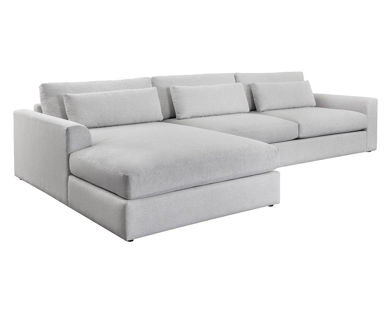 Merrick Sofa Chaise - perfect for family and guests | Image 1 | InSTYLE Home & Rugs
