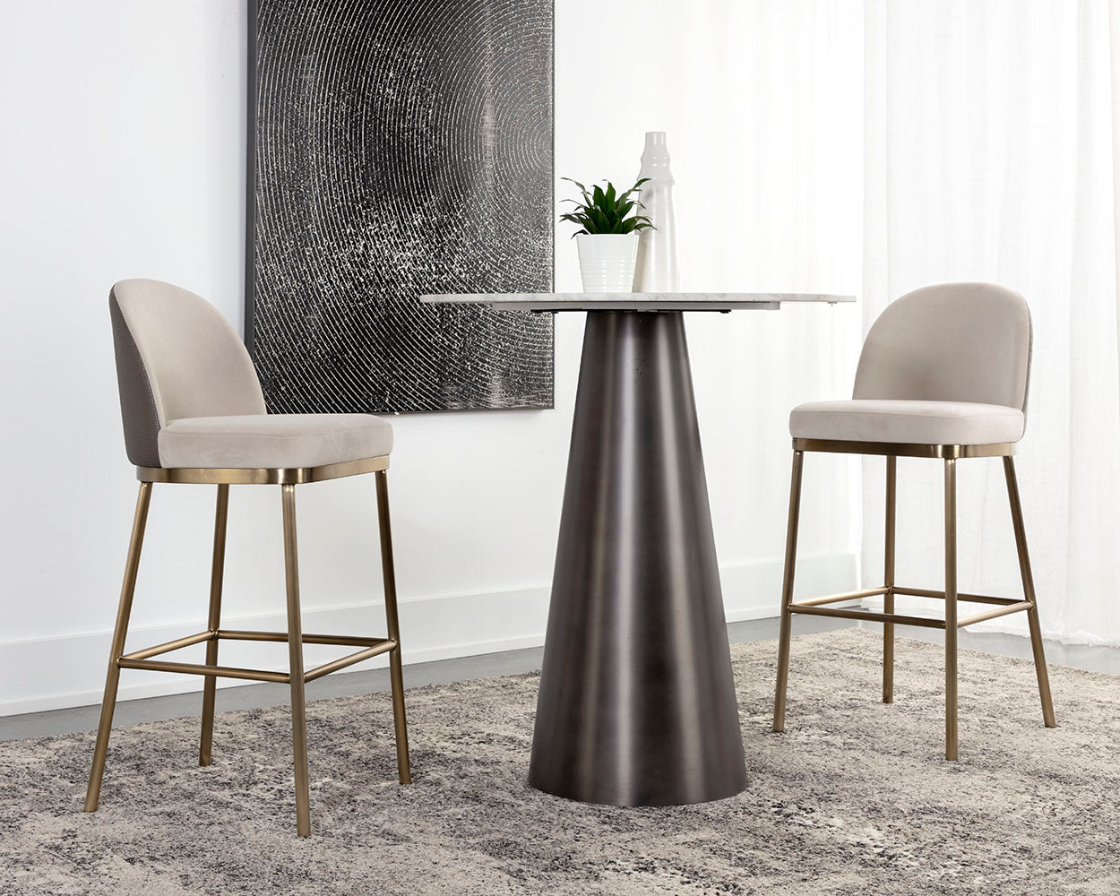 Lavania Barstool - modern bar seating with style | Image 2 | InSTYLE Home & Rugs