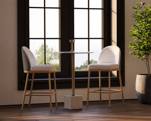 Lavania Counter Stool - sleek stools for kitchen bars | Image 2 | InSTYLE Home & Rugs