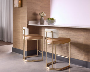 Larissa Counter Stool - perfect for modern counters | Image 3 | InSTYLE Home & Rugs