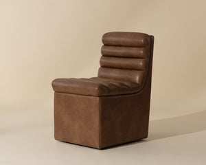 Norm Wheeled Dining Chair - stylish chairs for any table | Image 1 | InSTYLE Home & Rugs