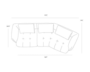 Emmeline Sofa - comfortable sofas for modern living | Image 7 | InSTYLE Home & Rugs