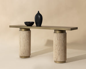 Ashva Console Table - slim tables for entryways | Image 2 | InSTYLE Home & Rugs