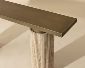 Ashva Console Table - slim tables for entryways | Image 4 | InSTYLE Home & Rugs