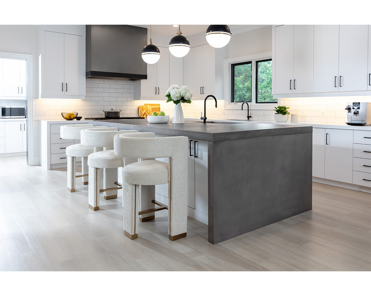 Adamina Counter Stool - perfect for modern counters | Image 2 | InSTYLE Home & Rugs