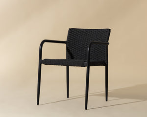 Casella Stackable Dining Armchair - elegant seating for dining areas | Image 2 | InSTYLE Home & Rugs