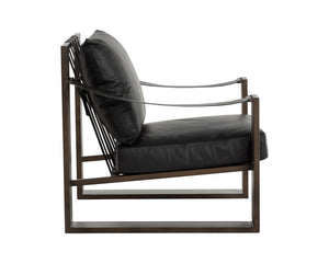 Berke Lounge Chair - perfect for casual unwinding | Image 6 | InSTYLE Home & Rugs