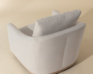 Corbin Swivel Lounge Chair - perfect for casual unwinding | Image 4 | InSTYLE Home & Rugs