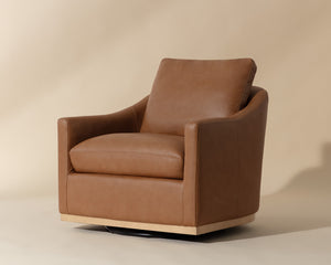 Corbin Swivel Lounge Chair - perfect for casual unwinding | Image 2 | InSTYLE Home & Rugs