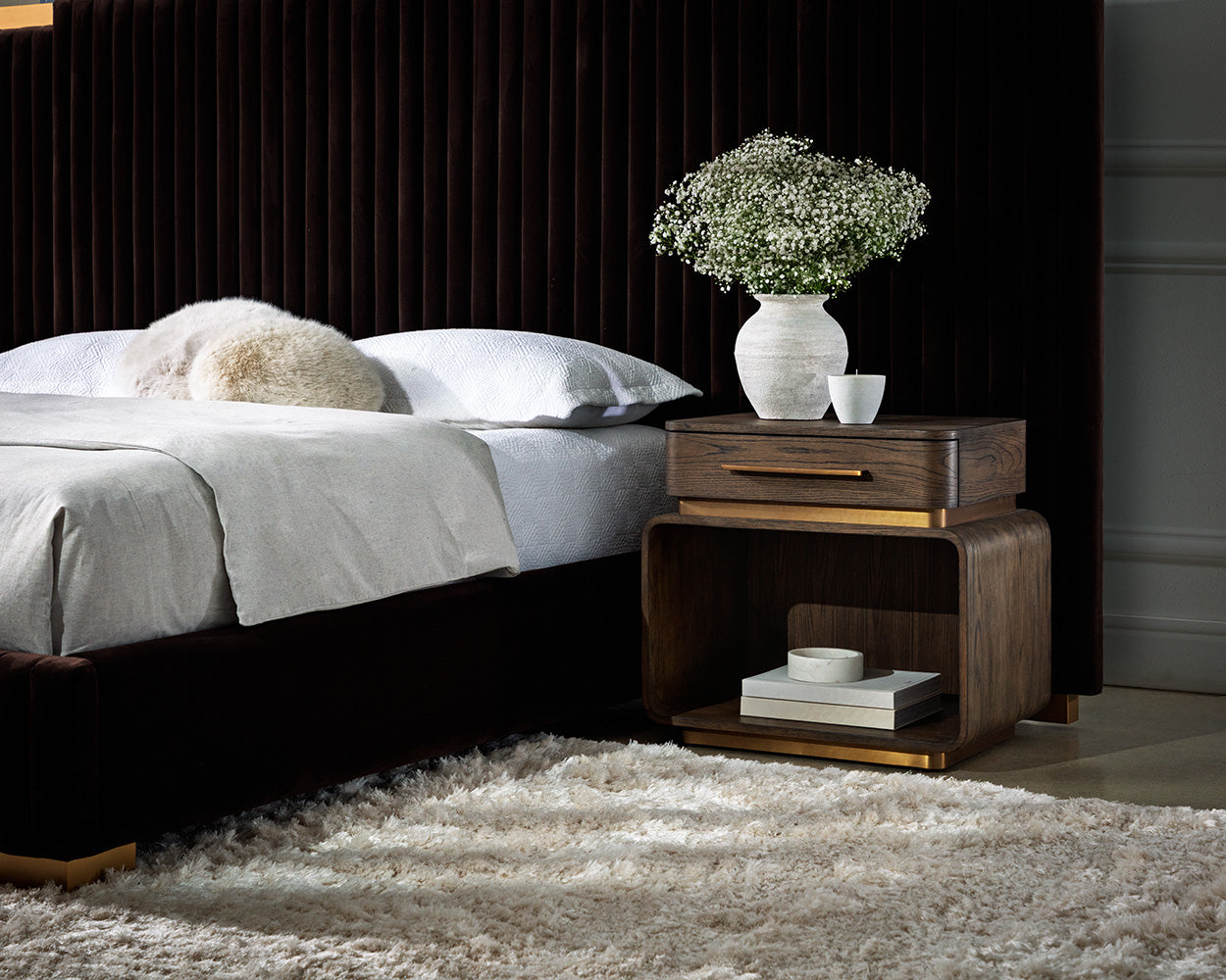 Taro Nightstand - modern storage for your bedside | Image 2 | InSTYLE Home & Rugs