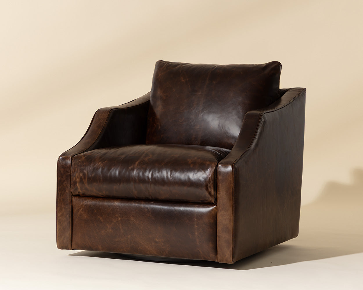 Orwell Swivel Lounge Chair - comfortable chairs for relaxation | Image 1 | InSTYLE Home & Rugs