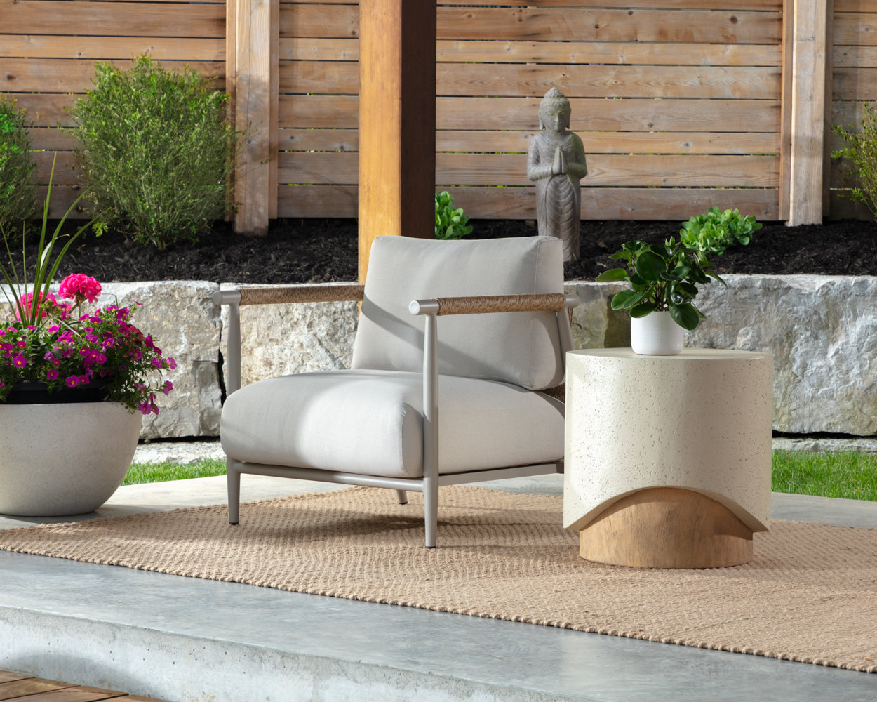 Muros Lounge Chair - chic lounge chairs for gardens | Image 2 | InSTYLE Home & Rugs