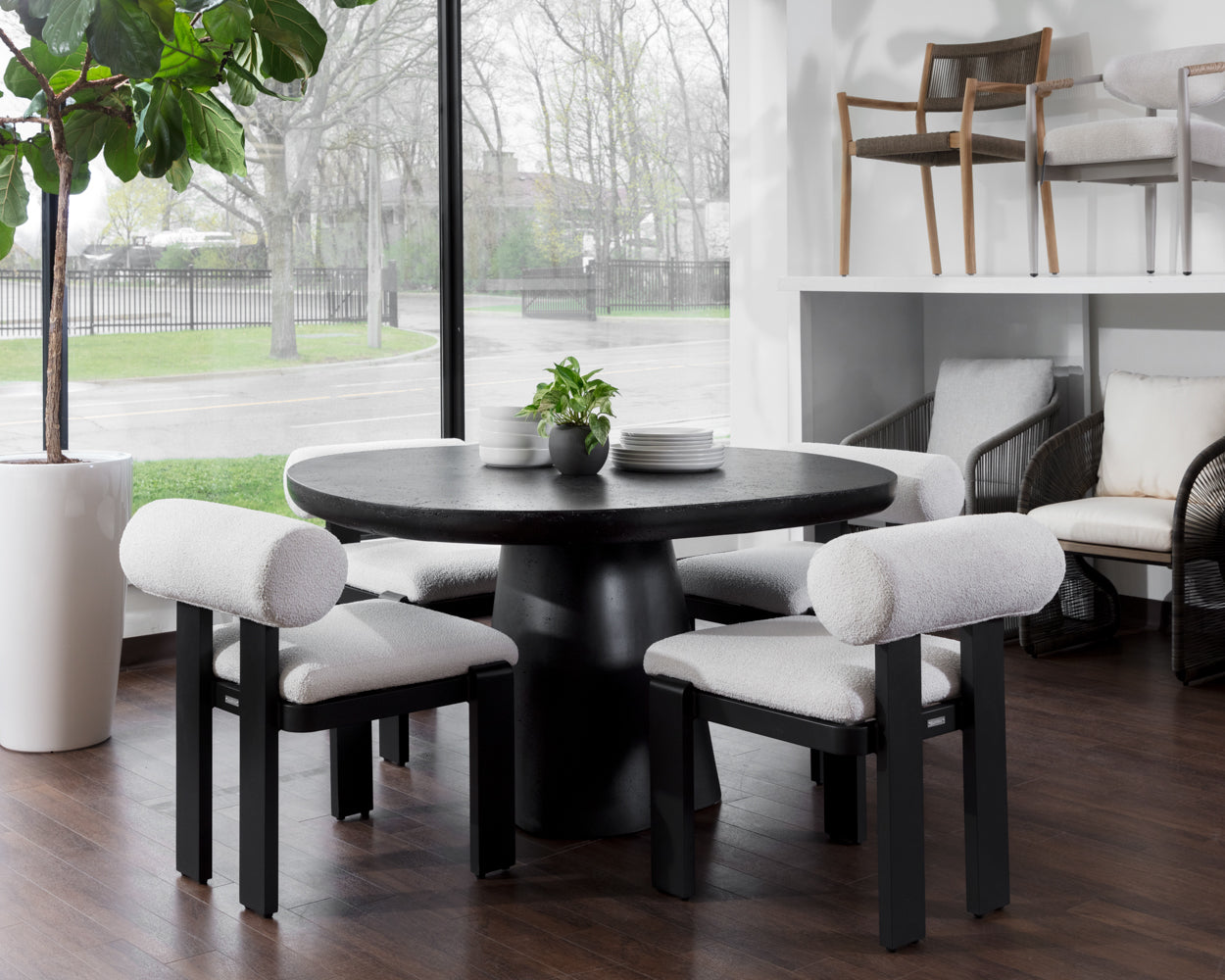 Horris Dining Chair - elegant seating for dining areas | Image 2 | InSTYLE Home & Rugs
