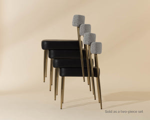 Ashwin Stackable Dining Chair - stylish chairs for any table | Image 4 | InSTYLE Home & Rugs