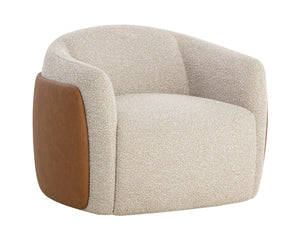 Caris Swivel Lounge Chair - comfortable chairs for relaxation | Image 6 | InSTYLE Home & Rugs