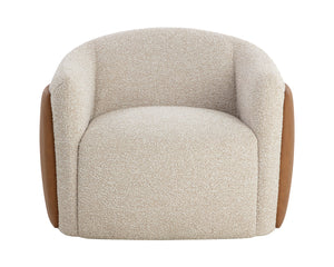 Caris Swivel Lounge Chair - comfortable chairs for relaxation | Image 7 | InSTYLE Home & Rugs