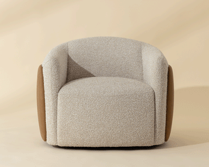 Caris Swivel Lounge Chair - comfortable chairs for relaxation | Image 11 | InSTYLE Home & Rugs
