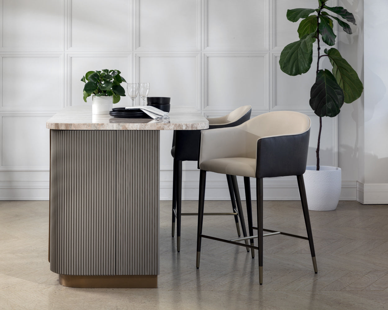 Kylin Counter Stool - comfortable stool for relaxation | Image 2 | InSTYLE Home & Rugs