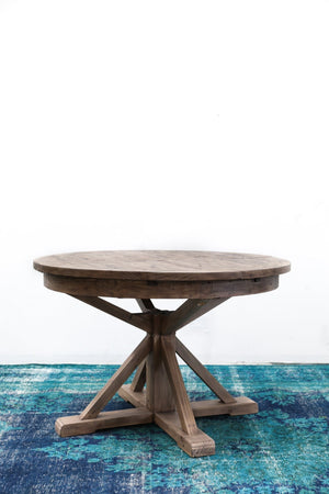 Irish Coast Round 47/63" Extension Dining Table - stylish chairs for any table | Image 5 | InSTYLE Home & Rugs
