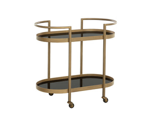 Bartlett Bar Cart - perfect storage for drinks and glassware | Image 8 | InSTYLE Home & Rugs